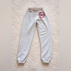 Rare Limited Edition 'No War' Aviator Nation Joggers